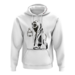 Squid Game Soldier Φούτερ κουκούλα ασπρόμαυρο