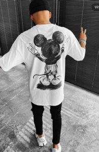 Mickey art Μπλούζα Oversize